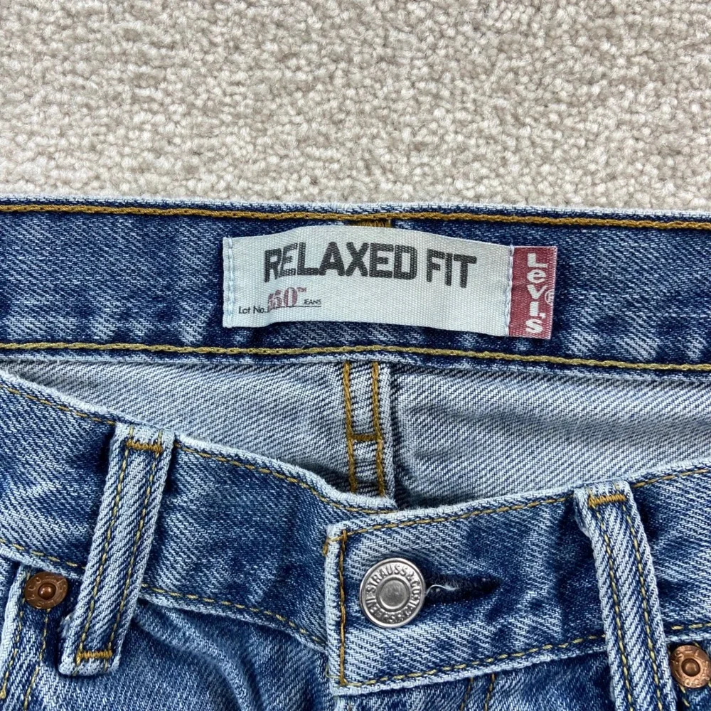 Vtg Y2K Levi's 550 Relaxed Fit Tapered Leg Jeans Mens 33x30 Blue Denim